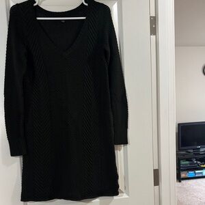 Elegant Green Knit Dress